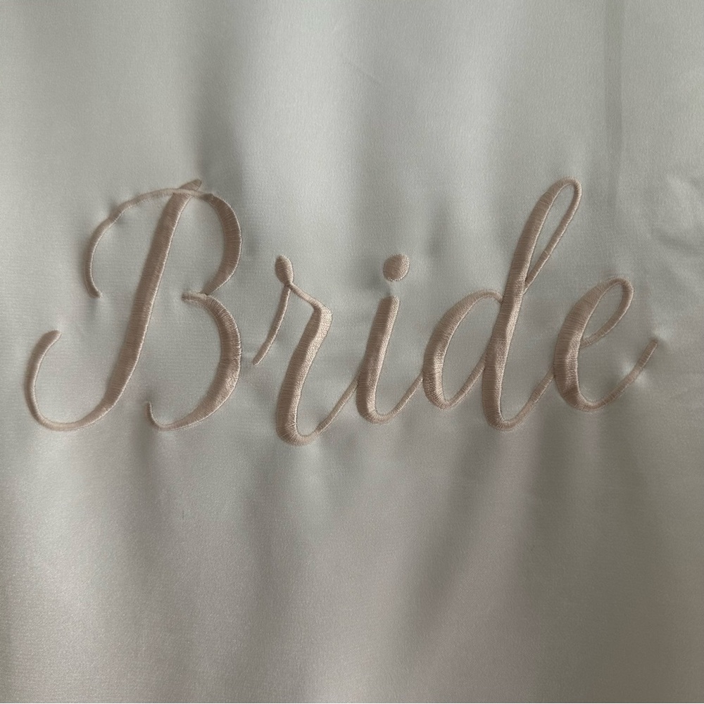Lillian Rose Bride Robe - Picture 3 of 8
